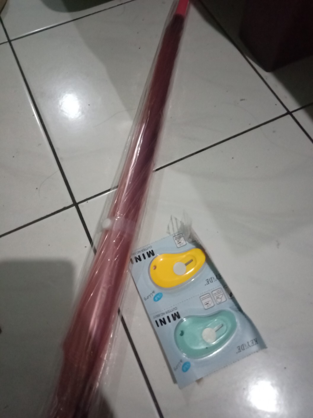 Payung Transparan Warna Panjang