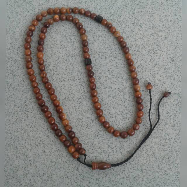 Kalung tasbih kaukah bulat kepala