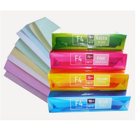 

kertas HVS A4 aneka warna gramatur 80gram / Kertas Warna SIDU A4 PART 2