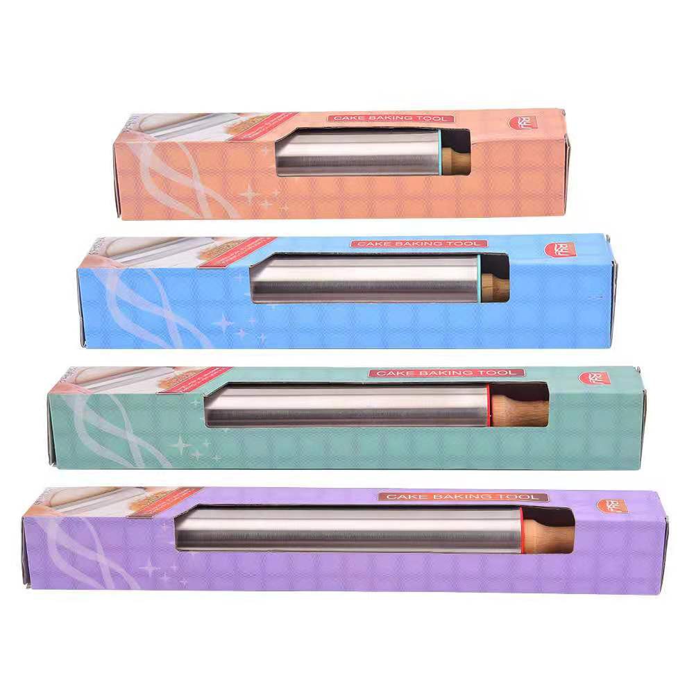 ROLLING PIN Gagang Kayu / ROLLING PIN STAINLESS STEEL / PENGGILING ADONAN