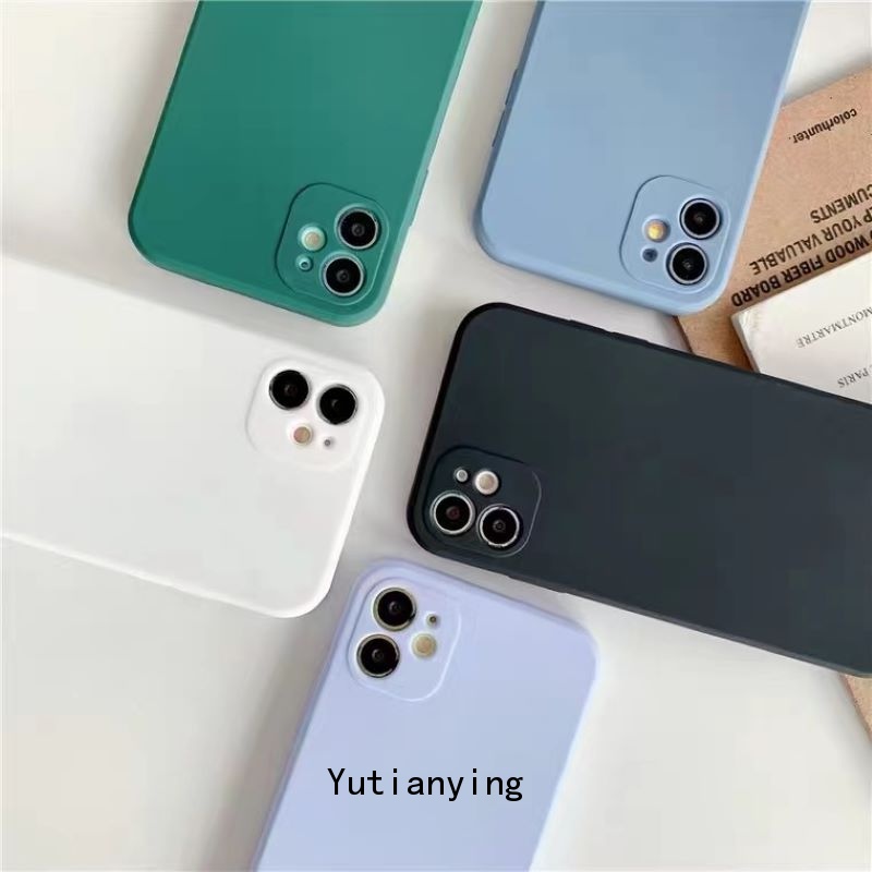 Casing Soft TPU Case For Vivo Y20s G Y12A Y15S Y15A Y11s Y20A Y20G Y30G Y21 2021 Y33S Y21S Y12 Y20 Y20I Y20S Y50 Y30 Y30I Y12i Y12S Y53S Y11 Y51A Y31 2021 Y53 Y51 Y91C Y17 Y15 Y91 Y93 Y95 Soild Color Camera Protector Phone Cover