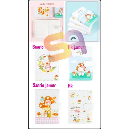 

BUKU DIARY/BUKU JURNAL/NOTE BOOK SEMIKULIT SANRIO ORIGINAL HELLOKITTY