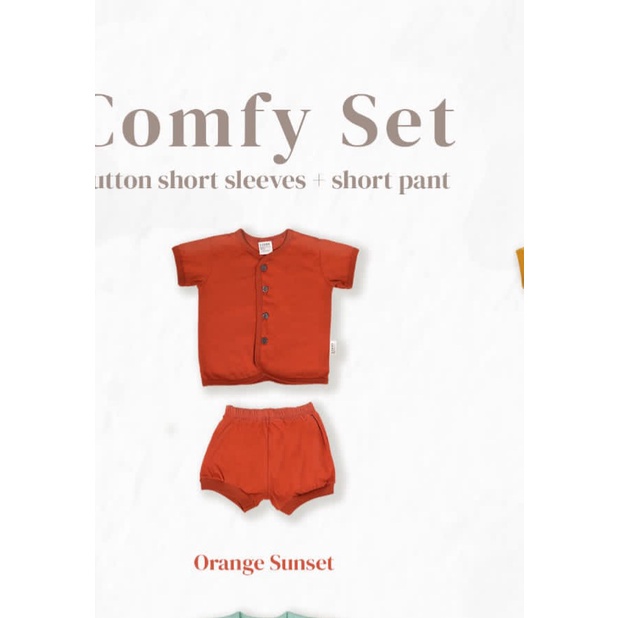 Libby Comfy set setelan pendek 0 sd 12 bulan