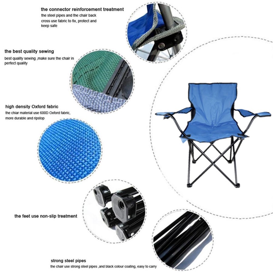 Kursi Lipat Memancing Portable Folding Fishing Chair - S392