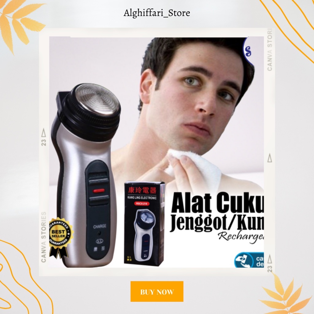 (BEST SELLER) Alat cukur kumis dan jenggot elektrik - Shaver KANG LING Electronic RSCX-218