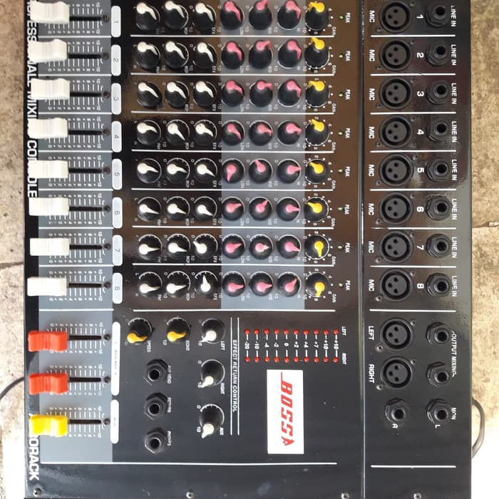 mixer 8 channel sound system audio E1895