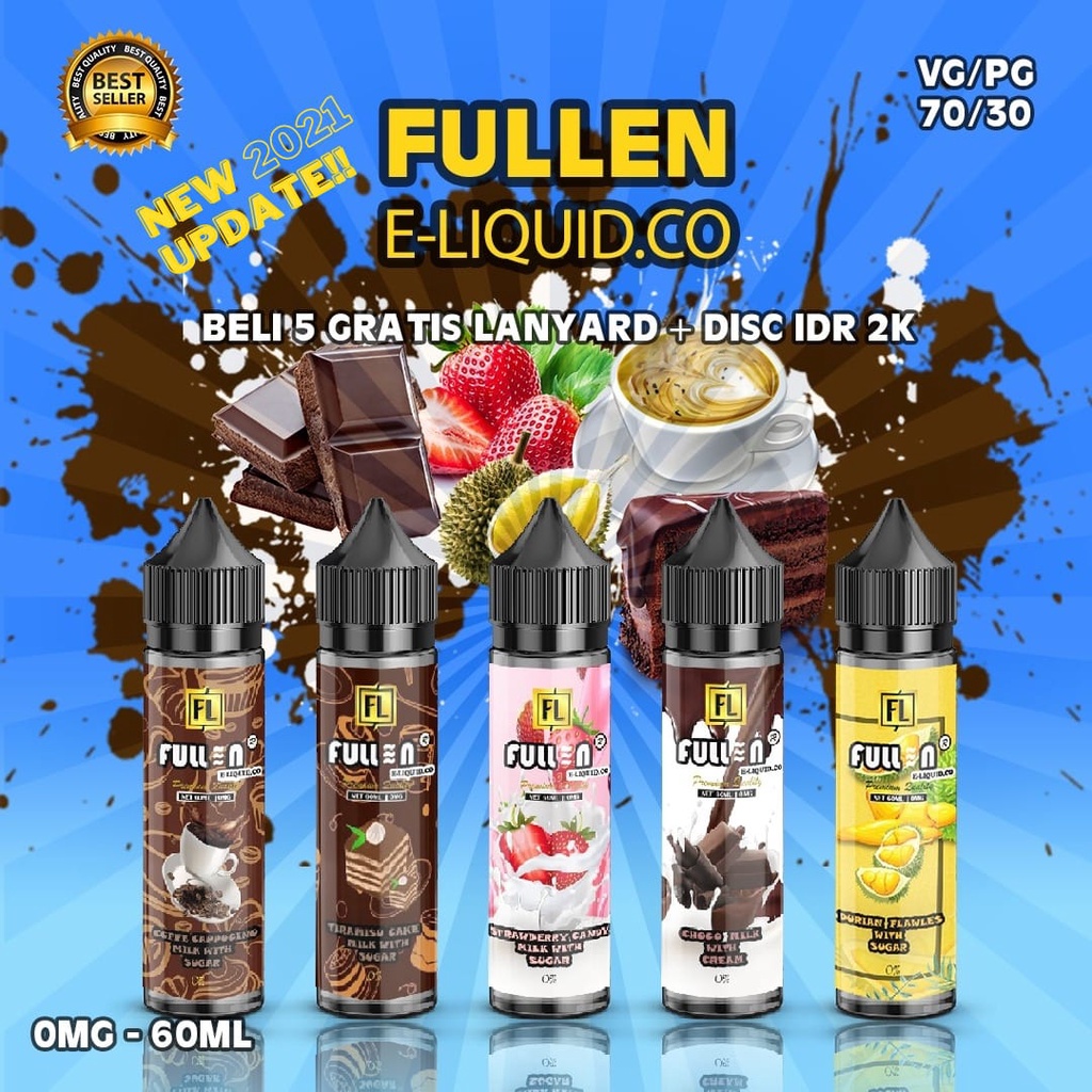 LIQUIDS 60ML PROMO tiramisu cake likuids murah cairan vapee.