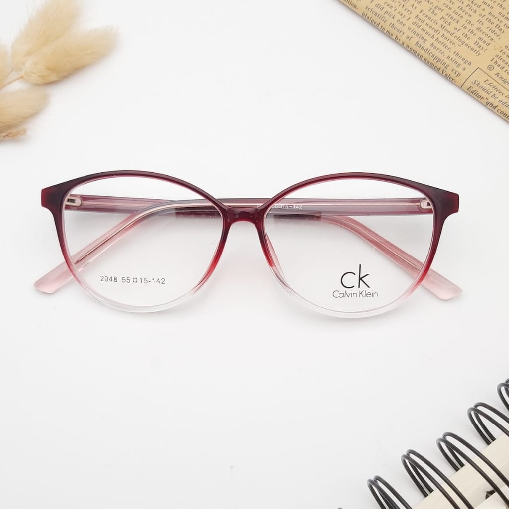 KACAMATA FRAME WANITA CALVIN KLEIN TERMURAH C2048 | Shopee Indonesia