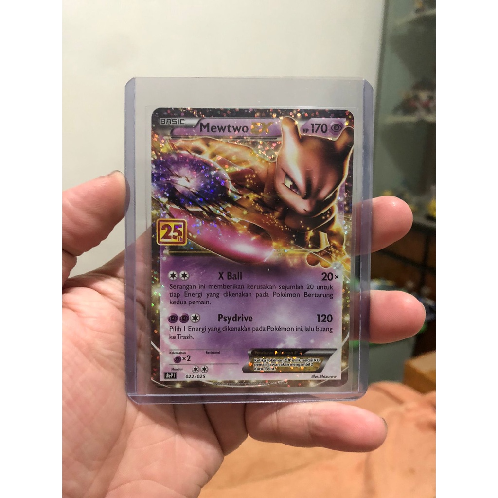 Jual Kartu Pokemon TCG Mewtwo EX 25th Anniversary Indonesia Original ...