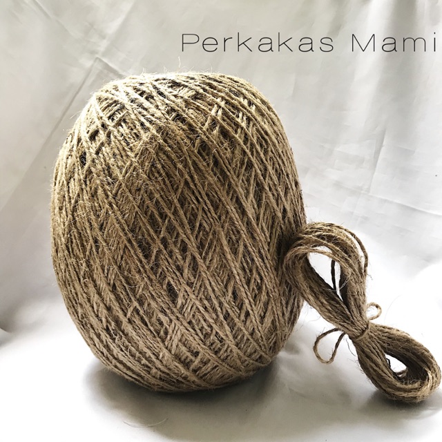 

Tali Goni / Tali Rami / Jute Rope 2 mm panjang (5 m/10m)