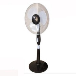 Kipas Angin Berdiri WELHOME WH-1681 16 Inch Stand Fan Kaki Bulat Putaran Kipas Halus