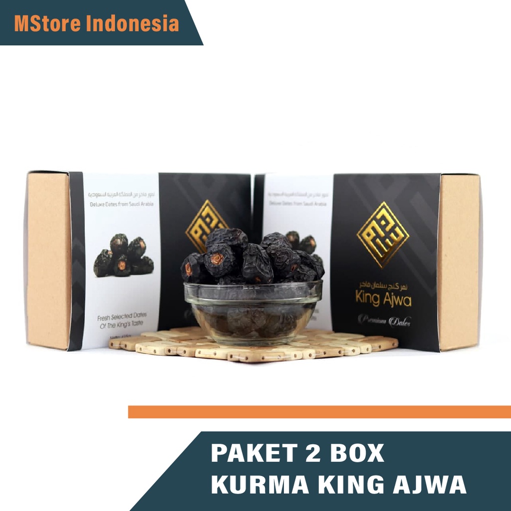 

Paket 2 Box Kurma Premium King Ajwa