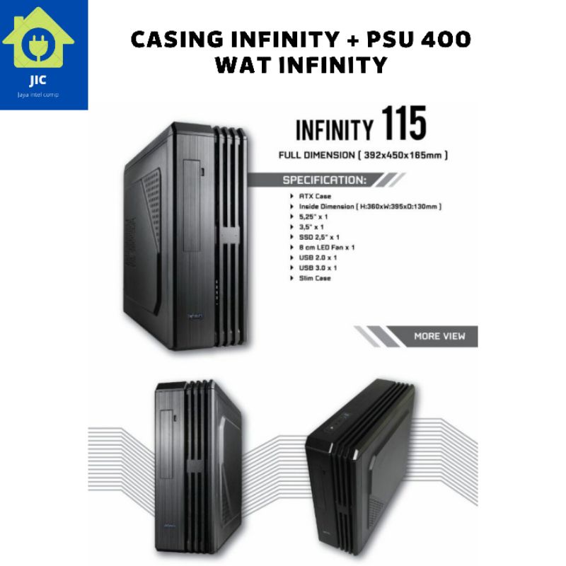 CASING INFINITY 115 + PSU 400 WAT INFINITY