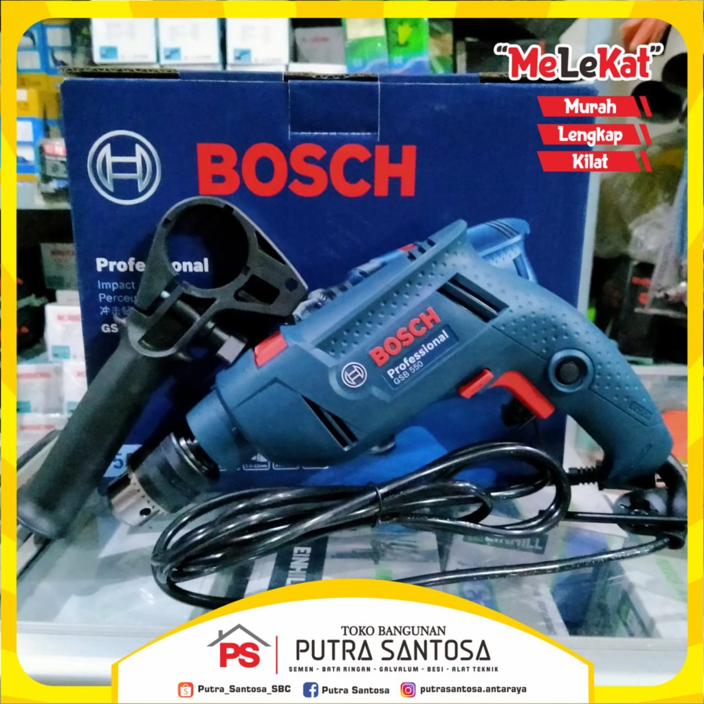Mesin Bor Listrik Bosch 13mm Bosch GSB 550 Professional Berkualitas