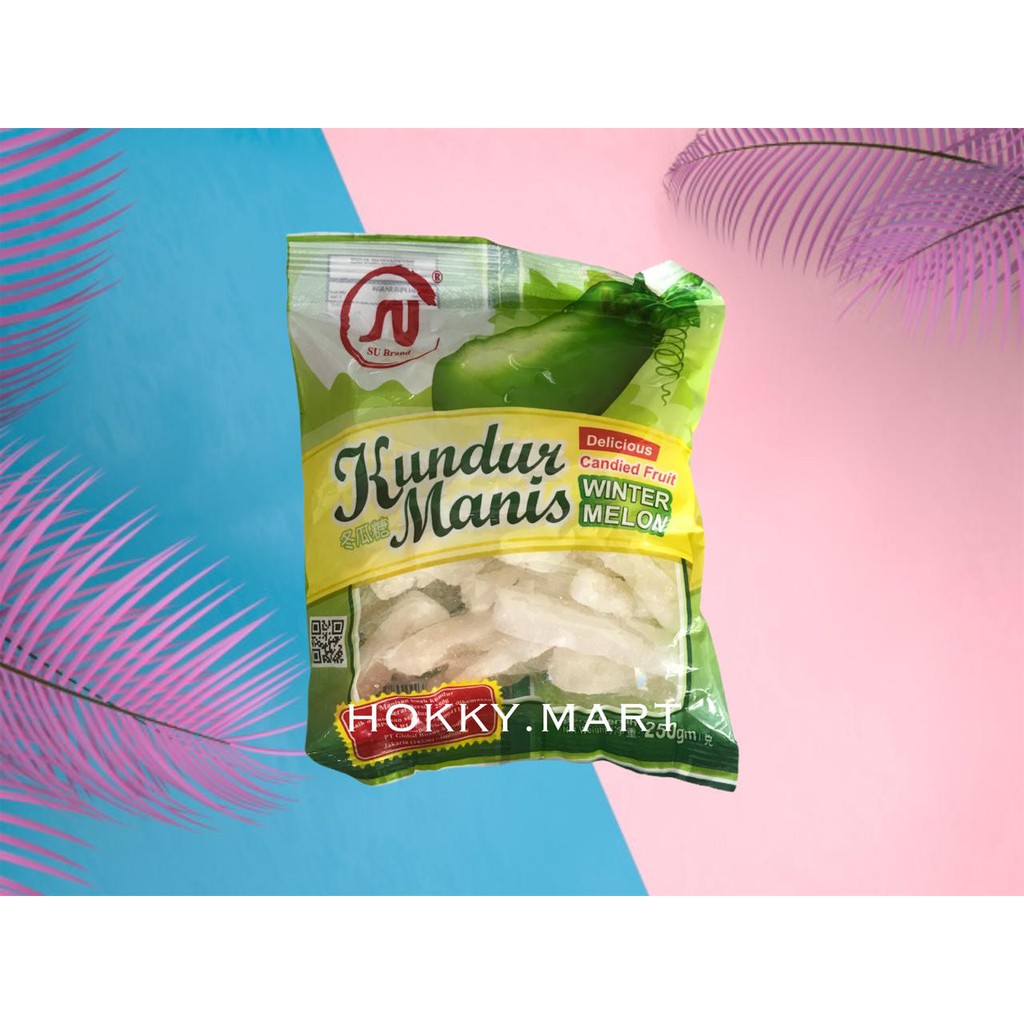 

(HOKKY) Kundur Manis SU 250 GR / winter melon / gula kundur / candied fruit