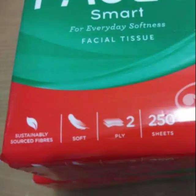Tissue Paseo Smart Facial Tissu - 250 Sheet/Pack (1 KG MUAT 4 PACK) / Tisu Paseo Wajah Isi 250 Sheet-3