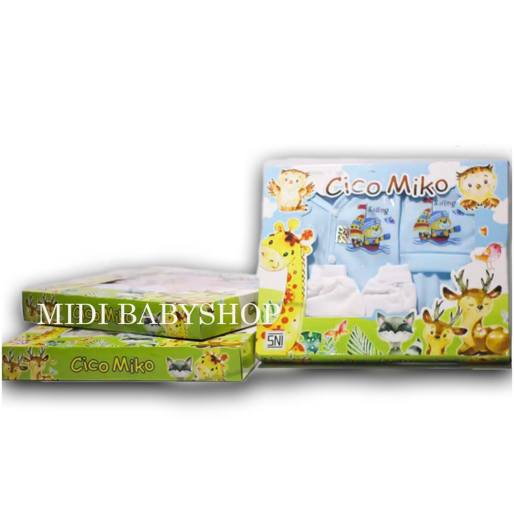 Gift set kado bayi Cico Miko lucu dan murah / Gift set Eksklusif Cico Miko SNI