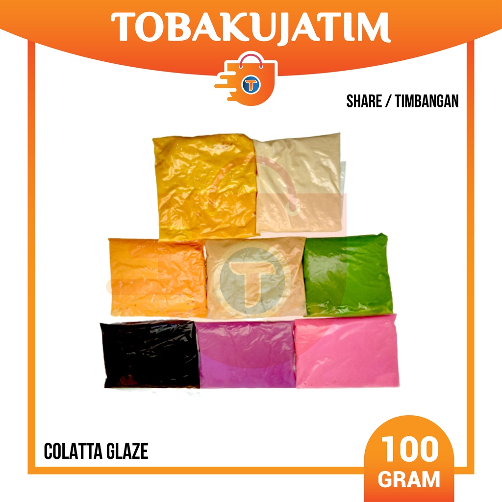 

COLATTA Dip Glaze Selai Isian Roti Topping Donat TIMBANGAN 100gr