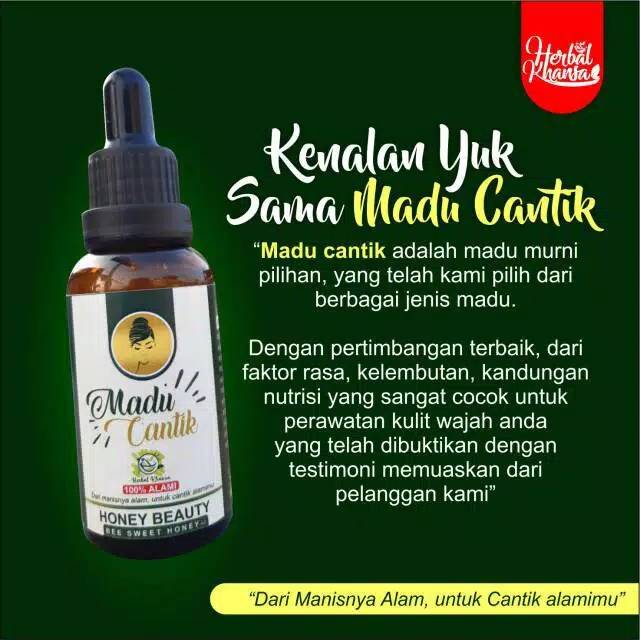 MaCan MASKER MADU CANTIK