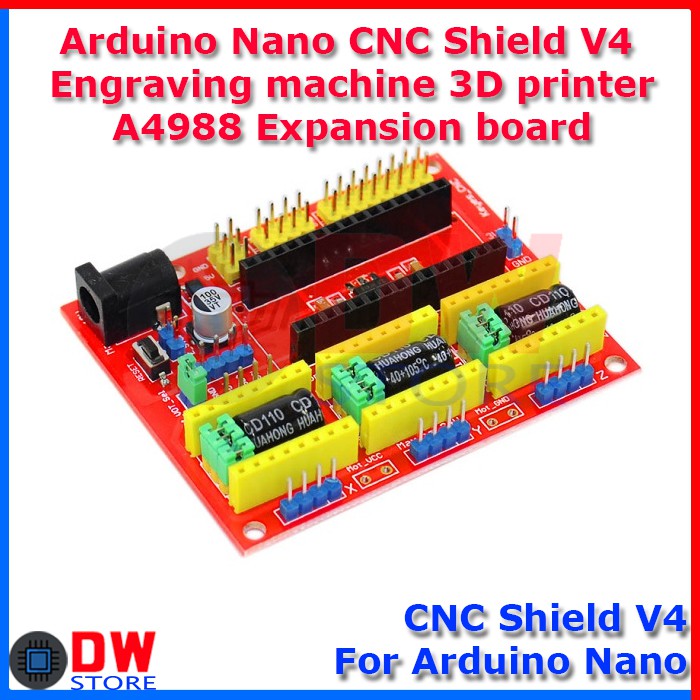 Arduino Nano CNC Shield V4 engraving machine 3D printer A4988