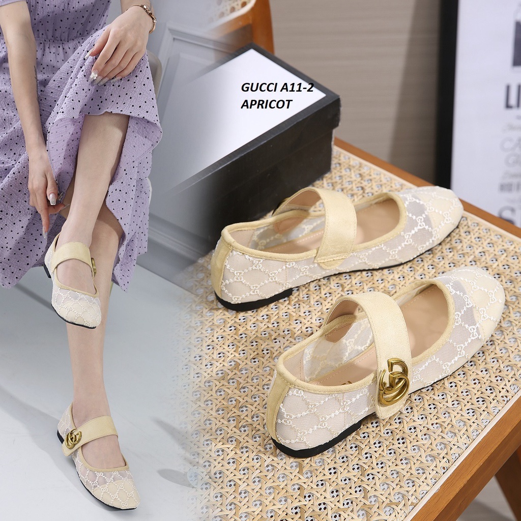 SEPATU WANITA MARY JANE FLAT SHOES A11-2