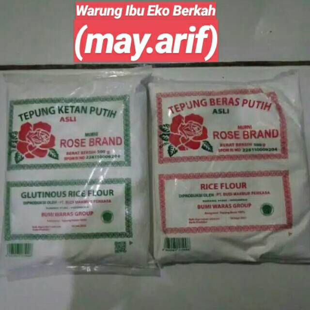 

Tepung Ketan Tepung Beras ROSEBRAND 500gr