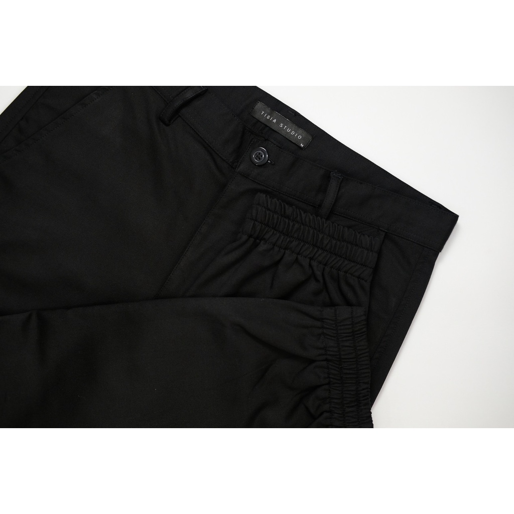 (New) Black Pocket Trackpants - TIBIA STUDIO / Cargo Jogger / Celana Sirwal / Anklepants