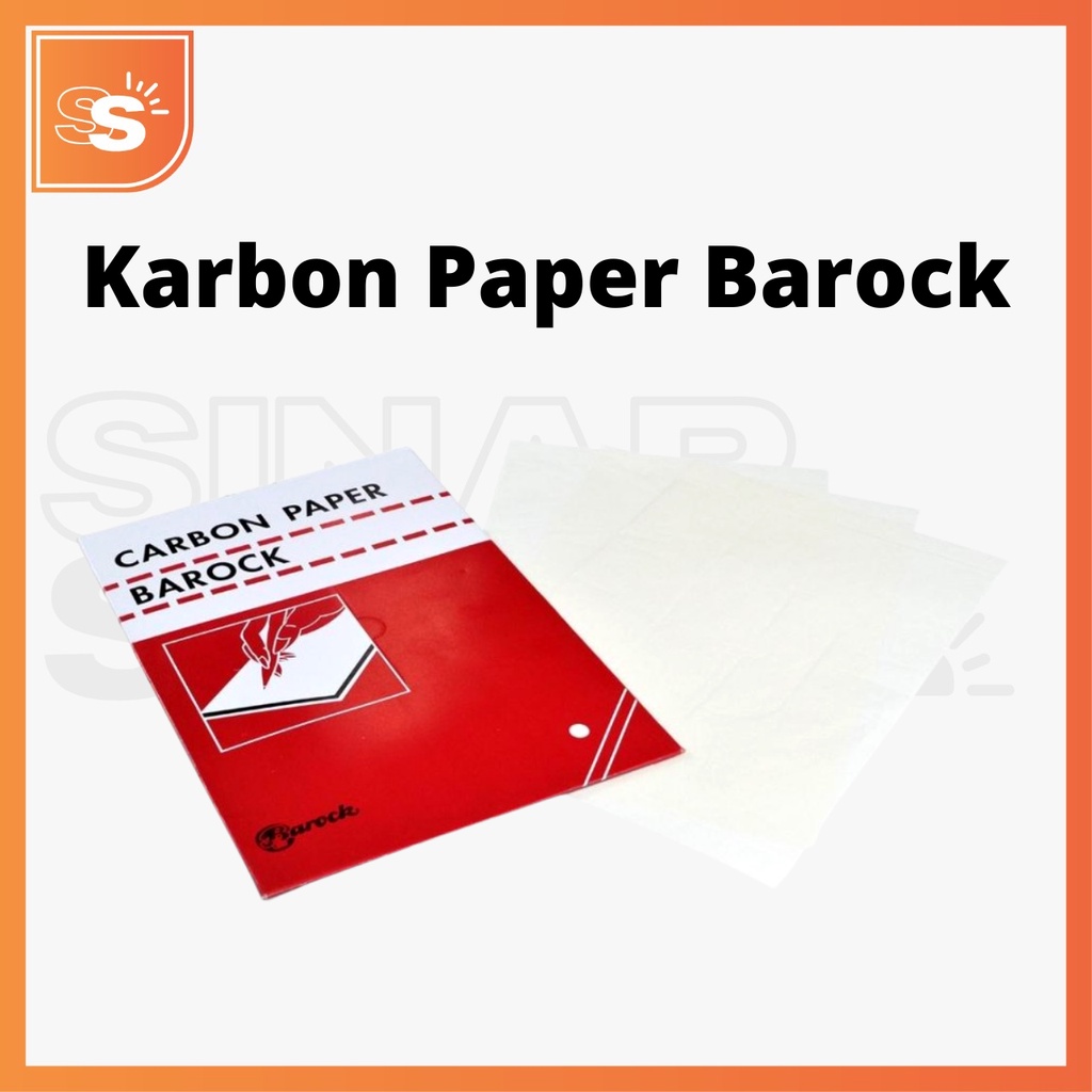 Kertas Karbon Jahit / Carbon Paper Jahit Isi ±50pcs Merek Barock Warna Lengkap