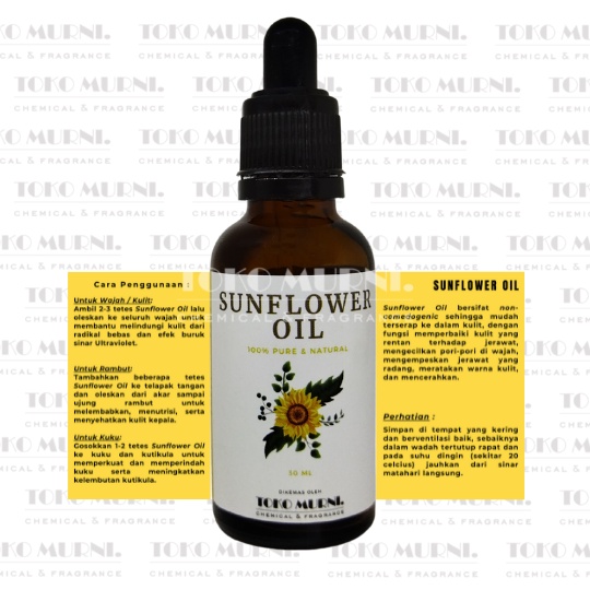 Sunflower Oil | Minyak Bunga Matahari | Carrier Oil 30ml