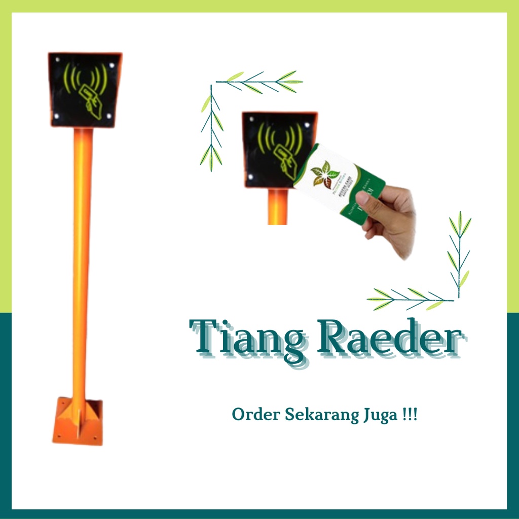 Tiang Gooseneck / Gooseneck RFID/ Tap Card RFID/ Tiang Reader RFID