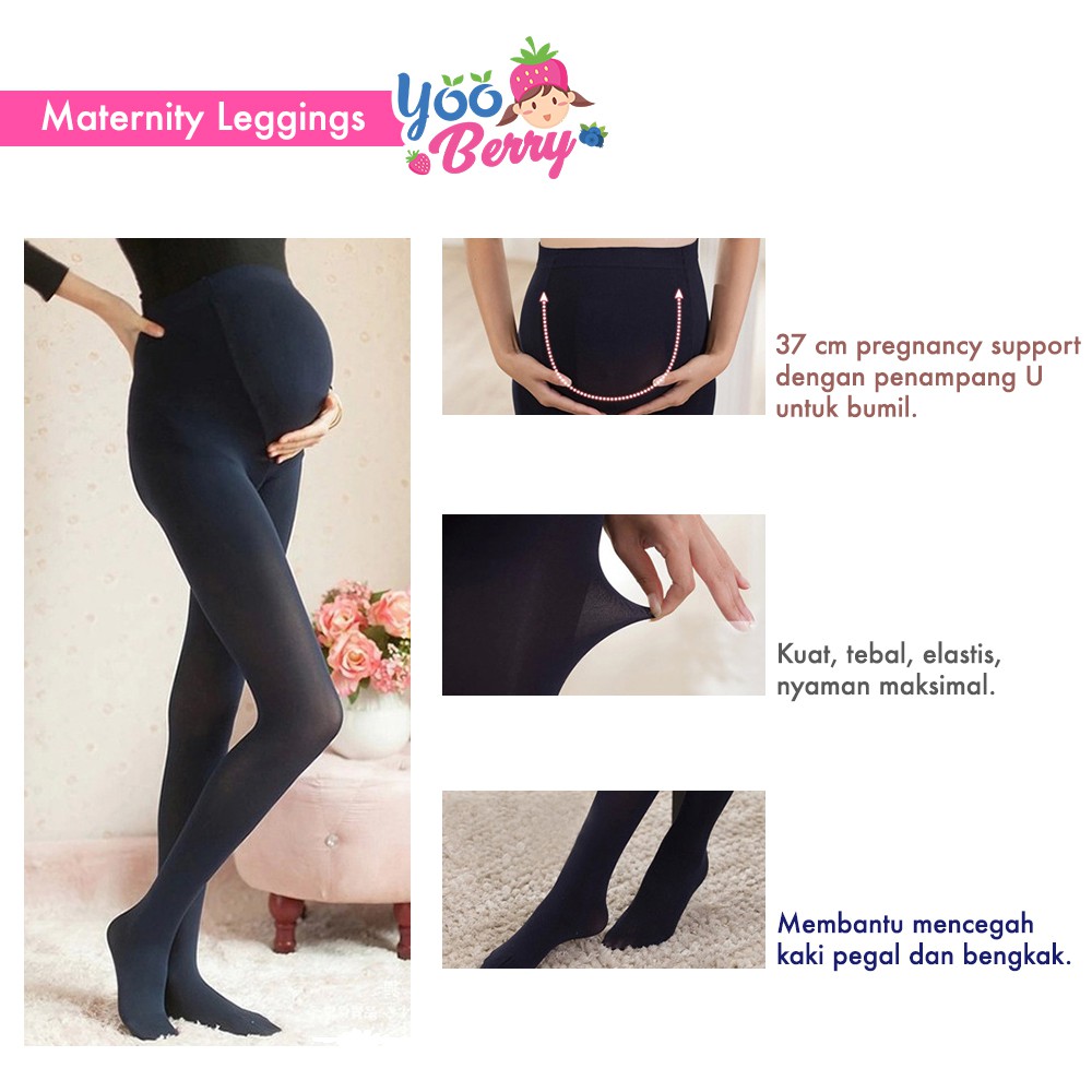 YooBerry Maternity Legging 3D Support Fit XXXL Celana Panjang Ibu Hamil Berry Mart