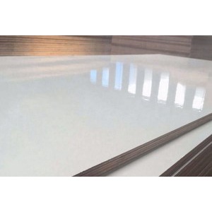 Triplek / Multiplek melamin putih Glossy 3mm (60x40)cm, melaminto plywood, white