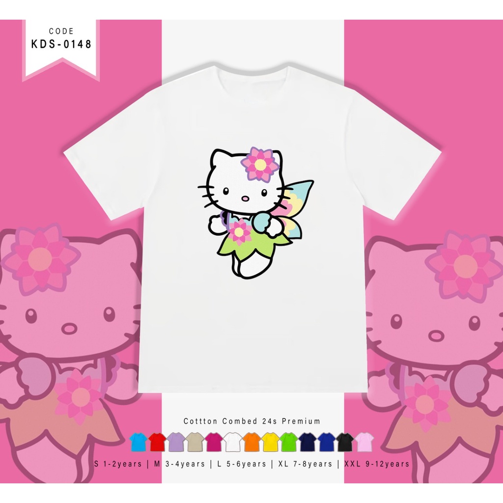 T-SHIRT / KAOS ANAK-ANAK TERMURAH BERGAMBAR HK FAIRY - TERIMA CUSTOM KAOS KELUARGA