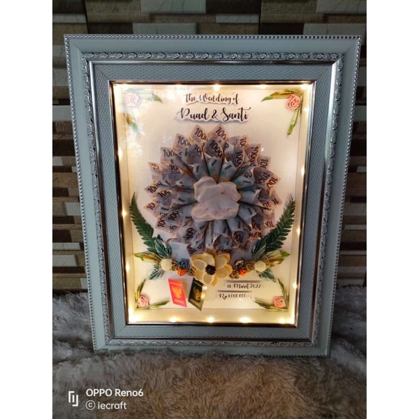 1 HARI JADI Mahar Pernikahan Mahar Unik ukuran 30x40 cm-1