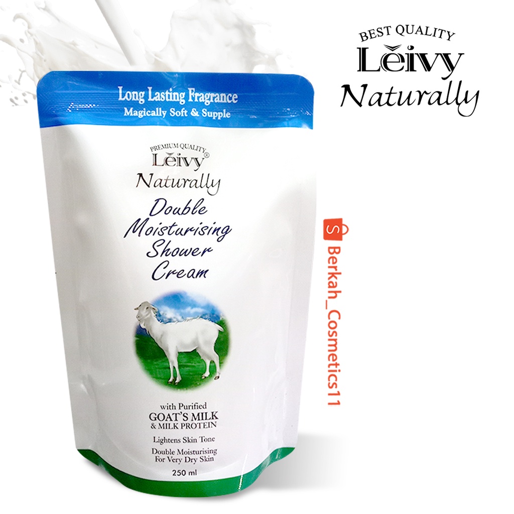 Leivy Shower Cream Goat Milk [Refill] 250ml