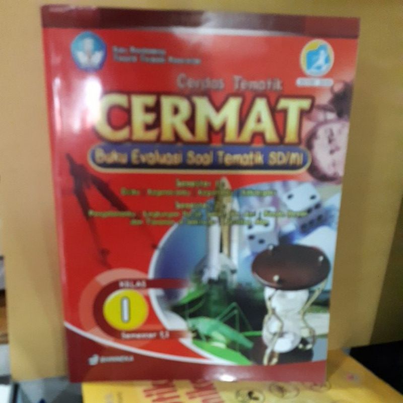 cerdas tematik cermat buku evaluasi soal tematik sd/mi kelas 1 semester 1 dan2