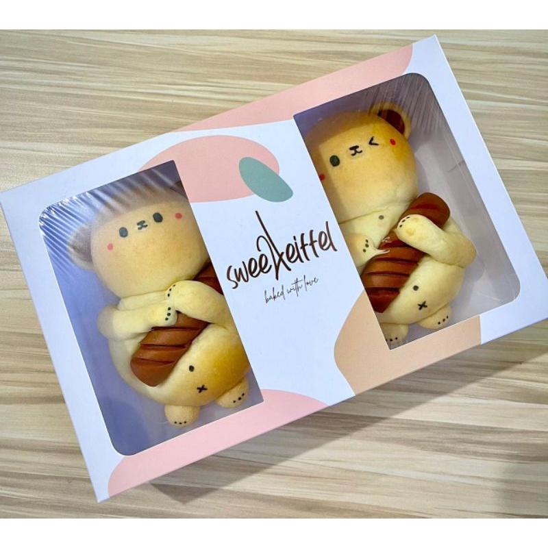 

Teddy Pillow Sausage / Teddy bear buns / Roti teddy sosis / Roti jepang / Roti teddy bear sosis / Roti lucu / Roti imut