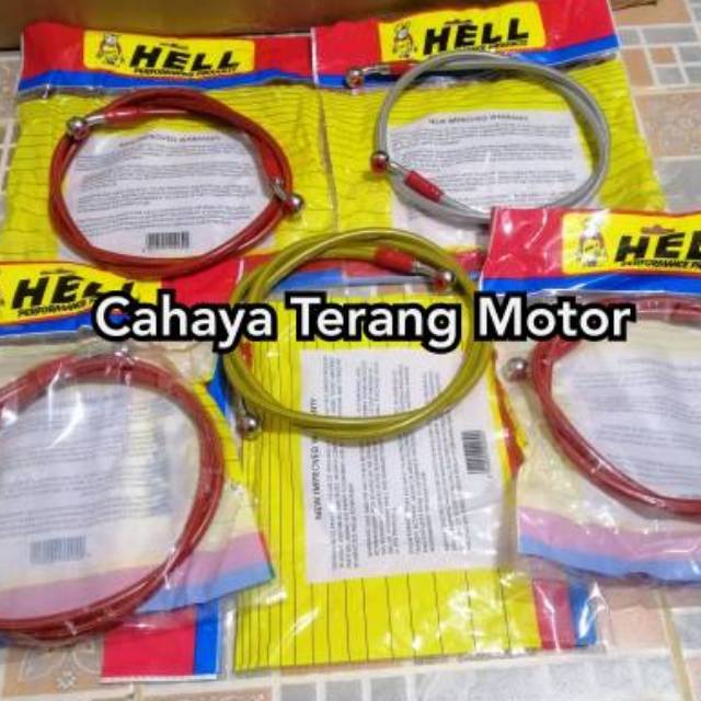 Selang Rem Depan HELL Model TDR 100 cm - 130 cm / 100cm