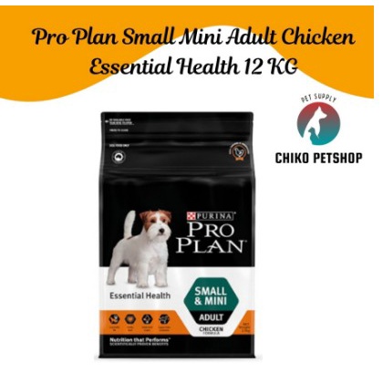 Makanan anjing PRO PLAN Small Mini Adult CHICKEN 12 kg PROPLAN DOG