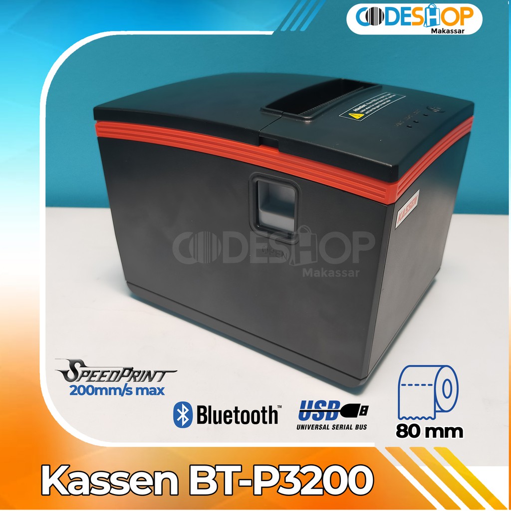 printer kassen btp3200 bluetooth | USB | ukuran kertas 80mm