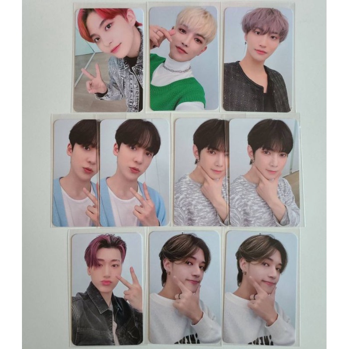 pc photocard pob only makestar b  regular ateez