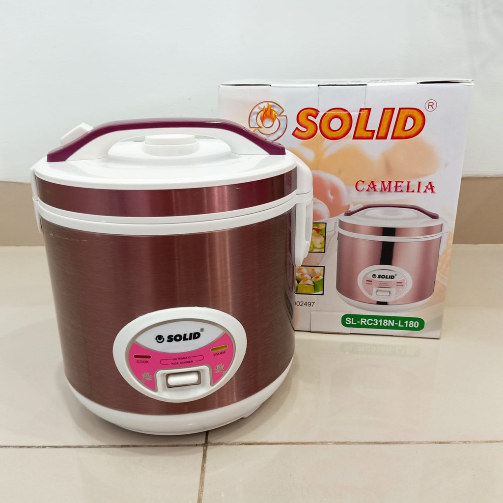 SOLID Rice Cooker 1 Liter Camelia / Magic Com - Garansi 1 Tahun