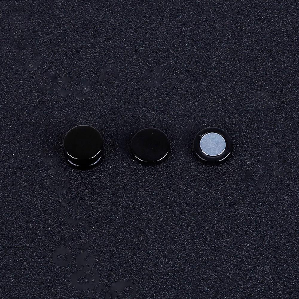 1 Pc Anting Magnet Tanpa Tindik Bahan Titanium Steel Gaya Punk Untuk Pria