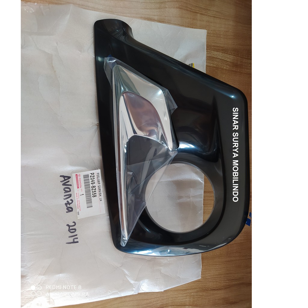 Cover Garnish FOGLAMP Bemper Bumper Depan LH / KIRI ORIGINAL AVANZA 2013-2014