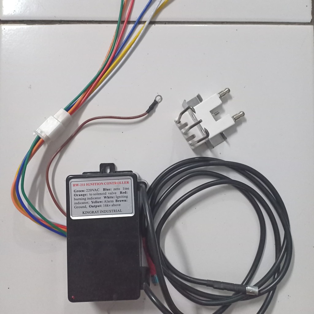 REDSUN RS-A7W Ignition Controller 24V DC Module Modul Pemantik Pematik Gas LPG NG Kontroler Igniter 