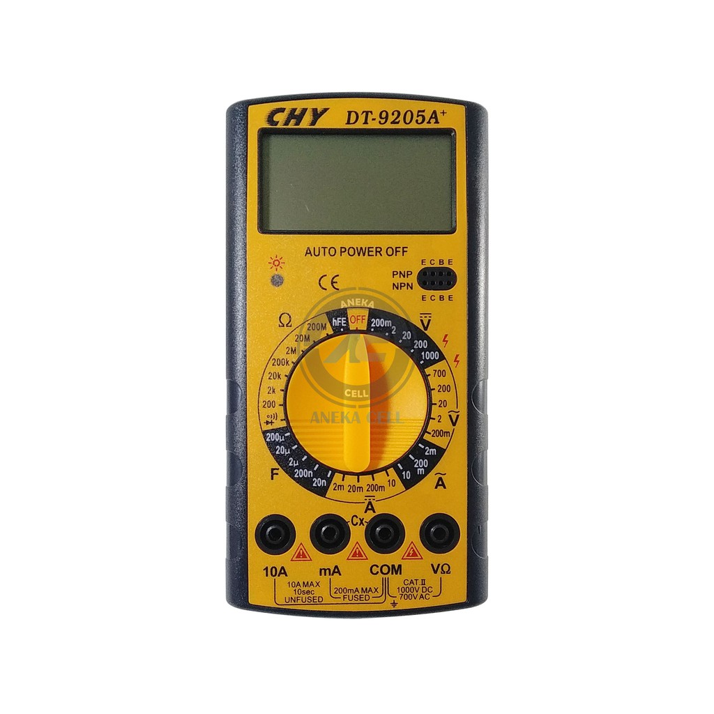 MULTITESTER DIGITAL SUNSHINE CHY 9205A+