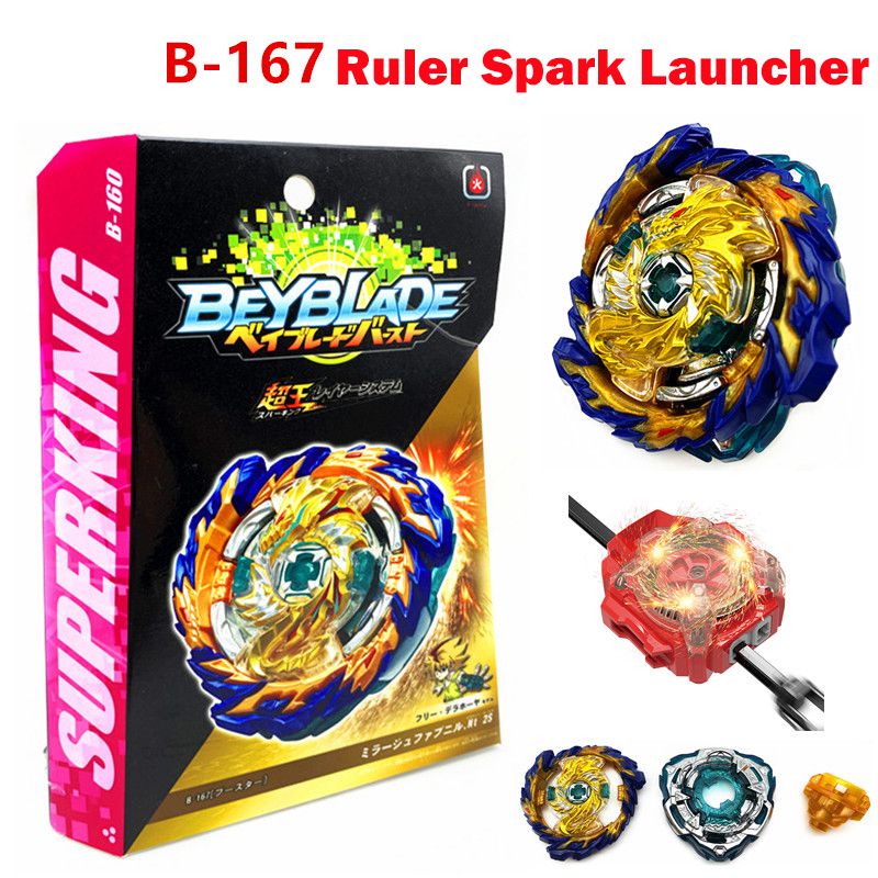 B-167 Sembur Beyblade Sparking SuperKing Booster Mirage Fafnir Nt 2S Baru Box Dengan