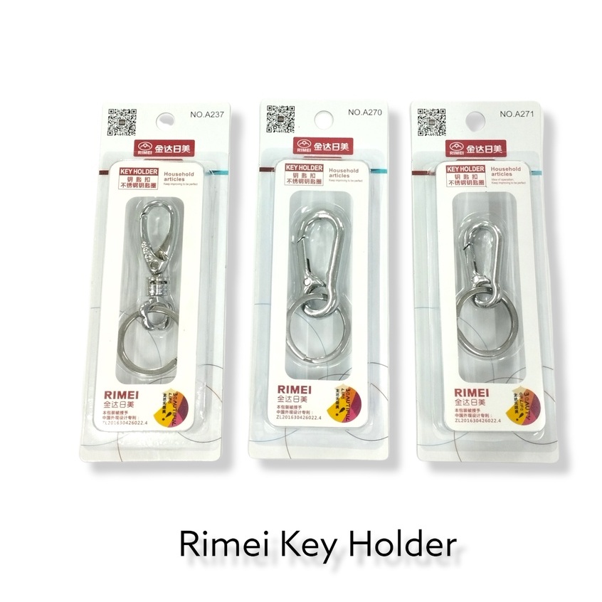 Gantungan Kunci / Pengait Kunci / Gantungan Kunci Warna Silver / Gantungan - Satuan