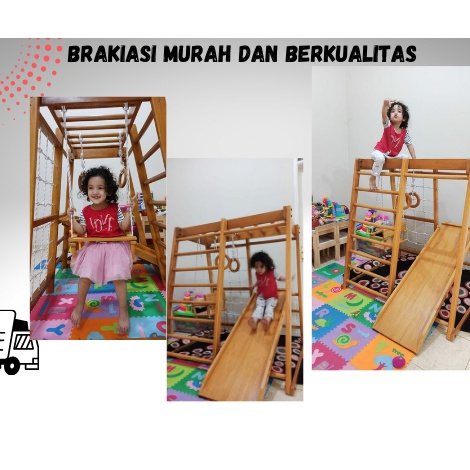 (xkkw)mainan anak brakiasi/tangga brakiasi/mainan kayu brakiasi/custom brakiasi