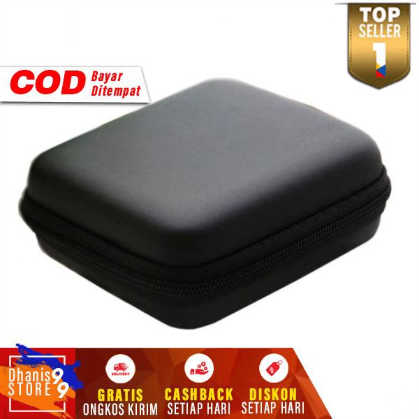 Kotak Penyimpanan Earphone Box Aksesoris Gadget EVA Case Erphone Murah Casing Tempat Headset